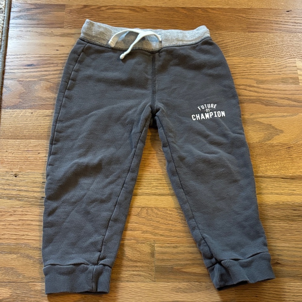 Carters Kids Charcoal Gray 'Future Champion' Joggers 3T